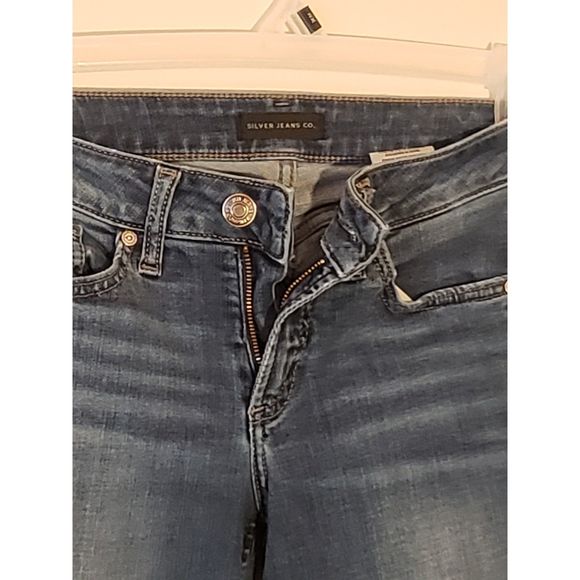 Women's Silver Jeans Co., Suki Slim Boot, W25/L33, Dark Blue - Picture 6 of 7